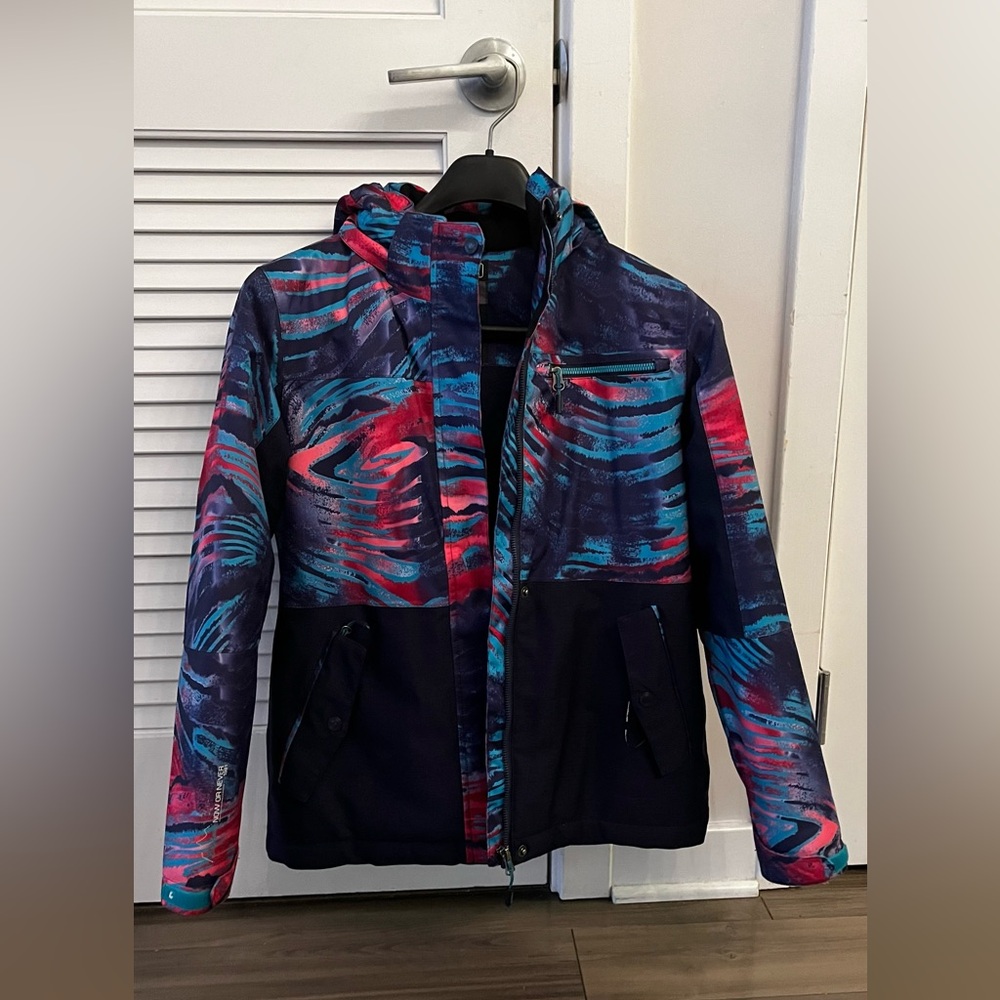 Killtec Girls Size 14 Ski Jacket Blue Multi Color